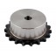 Sprocket Z19 [Dunlop] for 08B-1 Simplex roller chain, pitch - 12.7mm, with hub for bore fitting