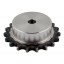 Sprocket Z19 [Dunlop] for 10B-1 Simplex roller chain, pitch - 15.875mm, with hub for bore fitting