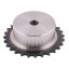 Sprocket Z28 [Dunlop] for 06B-1 Simplex roller chain, pitch - 9.525mm, with hub for bore fitting