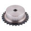 Sprocket Z28 [Dunlop] for 06B-1 Simplex roller chain, pitch - 9.525mm, with hub for bore fitting