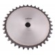 Plain bore roller chain sprocket 08B-1 - pitch 12.7mm, 36 Teath [Dunlop]