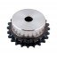 Sprocket Z21 [Dunlop] for 06B-2 Duplex roller chain, pitch - 9.525mm, with hub for bore fitting