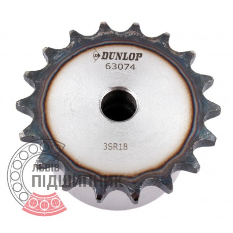 Kettenrad 06B-1 - kettensteigung 9.525mm, Z - 18 [Dunlop]