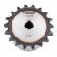 Sprocket Z18 [Dunlop] for 06B-1 Simplex roller chain, pitch - 9.525mm, with hub for bore fitting