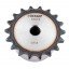 Sprocket Z18 [Dunlop] for 06B-1 Simplex roller chain, pitch - 9.525mm, with hub for bore fitting
