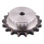 Sprocket Z18 [Dunlop] for 16B-1 Simplex roller chain, pitch - 25.4mm, with hub for bore fitting