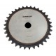 Plain bore roller chain sprocket 06B-1 - pitch 9.525mm, 34 Teath [Dunlop]
