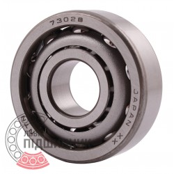 7302 B [NTN] Angular contact ball bearing
