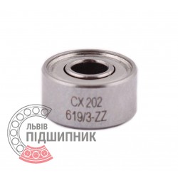693 ZZ | 619/3-ZZ [CX] Miniature deep groove ball bearing