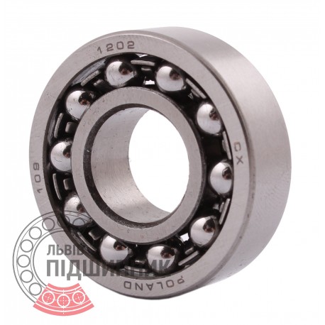 1202 [CX] Double row self-aligning ball bearing