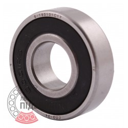 6001-2RS | 180101С17 [GPZ-34 Rostov] Deep groove sealed ball bearing