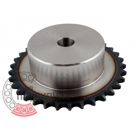 33 Teeth plain bore sprocket, 06B-1 roller chain - pitch 9.525mm