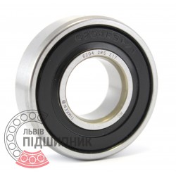 6204 2RS [Timken] Deep groove ball bearing