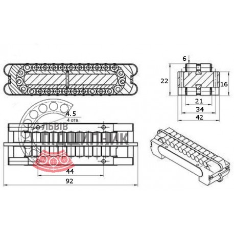 ROD-101 [GPZ] Linear bearing