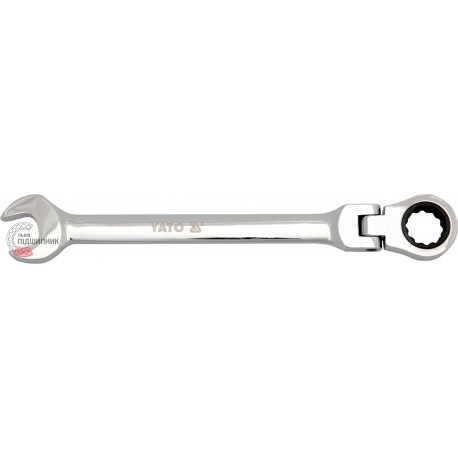Комбинированный ключ с трещеткой и шарниром 12 мм (YATO) | YT-1678