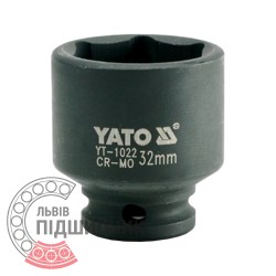 Головка ударная шестигранная 1/2\" дюйм / 32 мм (YATO) | YT-1022