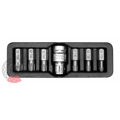 Screwdriver bit set \"TORX\" 25-55 / 7 pcs (YATO) | YT-0410