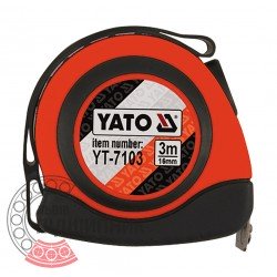 Tape measure with magnet and hitchhiking 3m x 16mm (YATO)