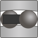 Double-row ball bearings 